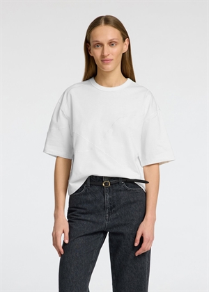 Penny ss embroidered tee Snow White Selected Femme